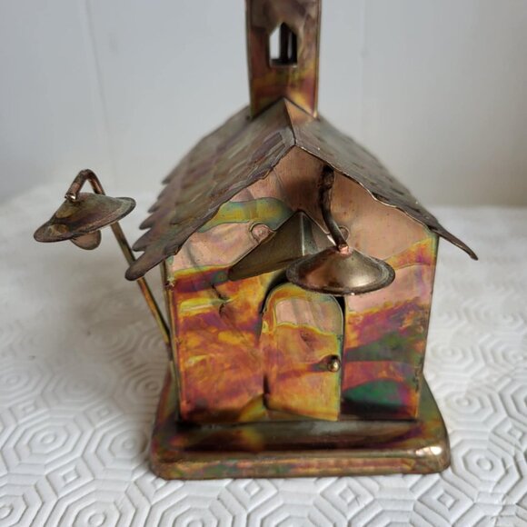 Berkley Design Tin Metal  Vintage Church Music Box ~ Amazing Grace - Picture 1 of 8